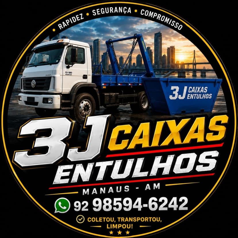 3J Caixas Entulhos Manaus